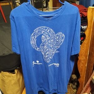 Nike Blue Geometric Ram T-Shirt